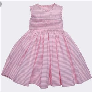 Baby CZ Pink and White Bubblegum Striped Camille Dress